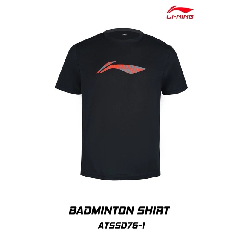 li-ning เสื้อกีฬาแบดมินตัน เนื้อผ้า Polyester สำหรับใส่เล่นแบดมินตัน ...