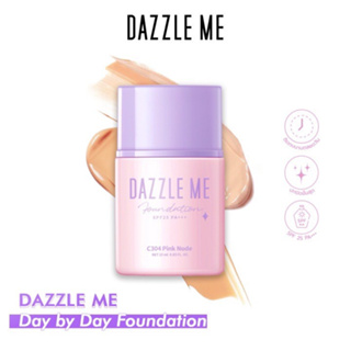Dazzle Me Day By Day Foundation แดซเซิล มี รองพื้นเนื้อลิขวิด บางเบา ติดทน