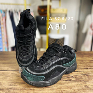 FILA (37.5/23) รองเท้าแบรนด์เนมแท้มือสอง (A80)