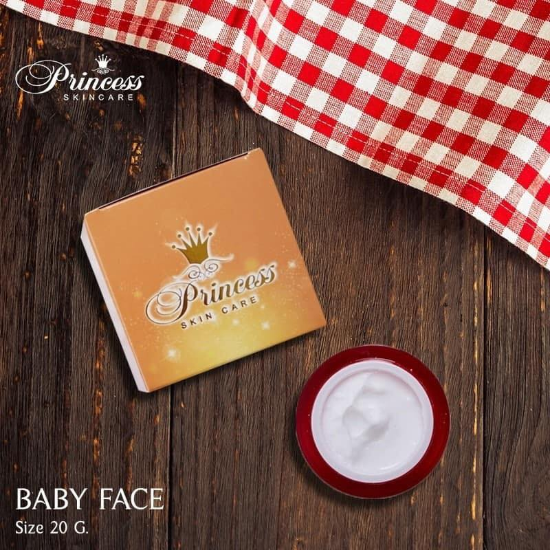 ครีม-princess-skin-care-ครีมหน้าขาว-หน้าเงา-หน้าเด็ก-ขนาด-20-กรัม-ครบชุด-3-กระปุก
