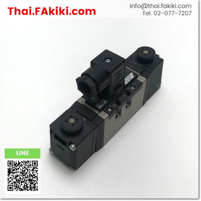 มือสองพร้อมส่ง-c-used-vs7-6-fg-d-3z-solenoid-valve-โซลินอยด์วาล์ว-สเปค-dc24v-smc-66-008-364