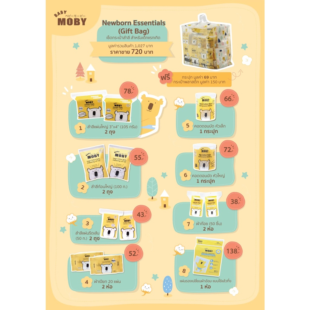 baby-moby-newborn-essential-เซ็ทกระเป๋าคุณลูก-ชุดของขวัญ-ของฝาก