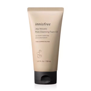 โฟมล้างหน้าสำหรับผิวมัน Innisfrree Jeju Volcanic Pore Cleansing Foam 150ml คลีนซิ่งโฟม