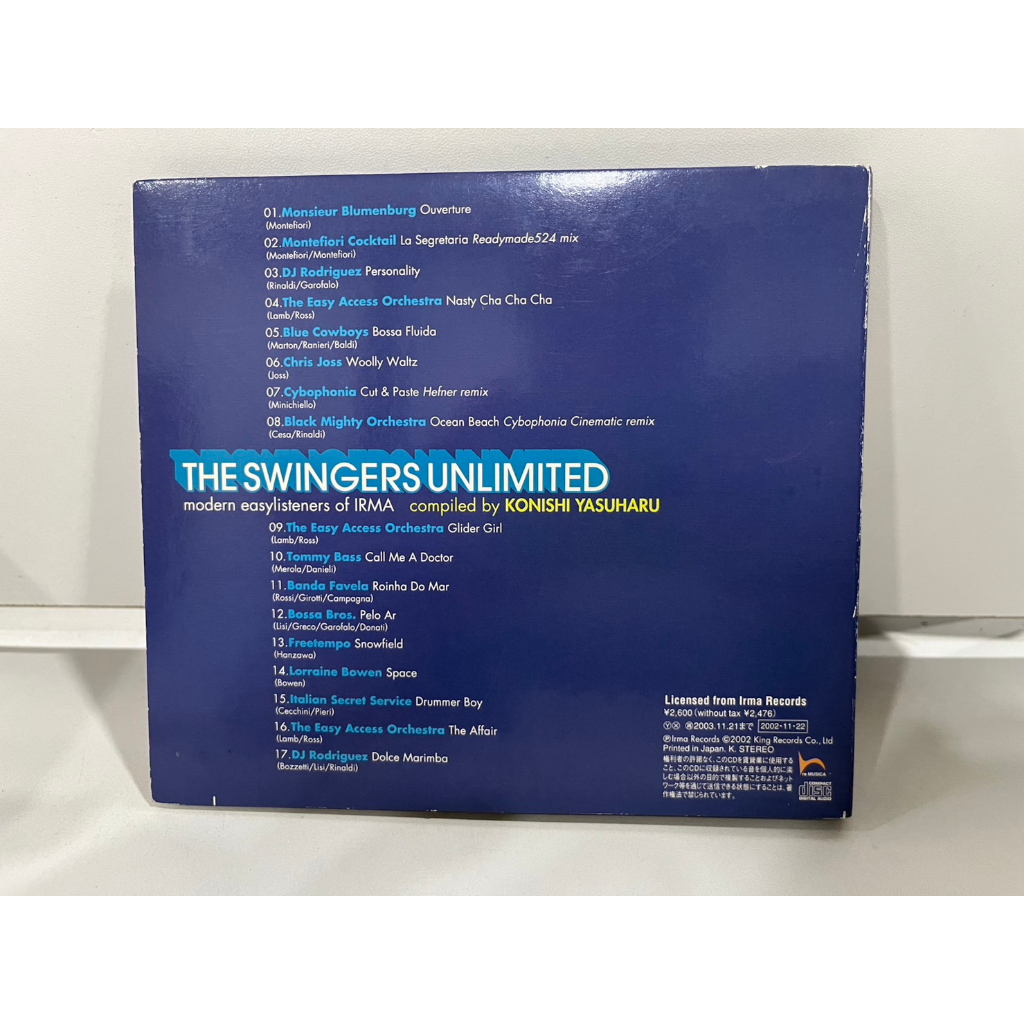 1-cd-music-ซีดีเพลงสากล-the-swingers-unlimited-modern-easylisteners-of-irma-compiled-by-konishi-yasuharu-c10e1