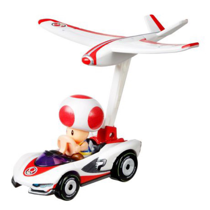 แท้-100-จากญี่ปุ่น-ฮอตวิล-รถมาริโอ้-คาร์ท-hot-wheels-mario-kart-toad-p-wing-plane-glider-สินค้าใหม่มือ-1-พร้อมจัดส่งค่ะ