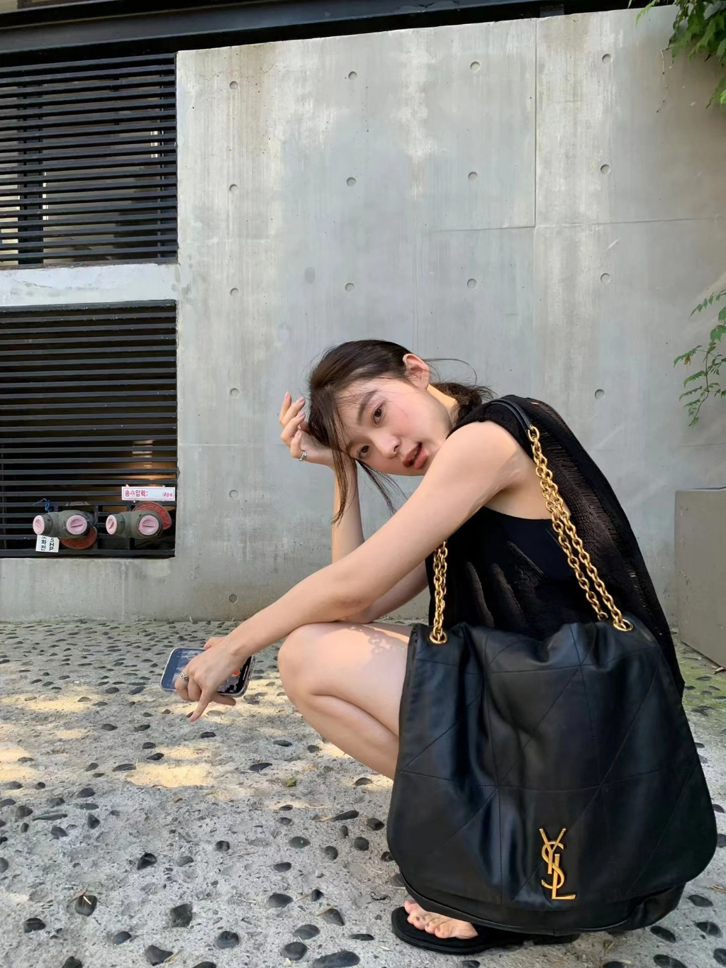 แซงต์โลรองต์ Saint Laurent JAMIE 4.3 กระเป๋าถือหนังแกะ / ใหม่ / ใหญ่ / กระเป๋าถือผู้หญิง | Shopee Thailand
