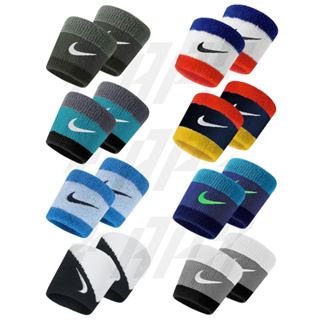 Nike ผ้ารัดข้อมือ DRI-FIT Wristbands 2.0 / Swoosh Wristbands 2-Pack (7สี)