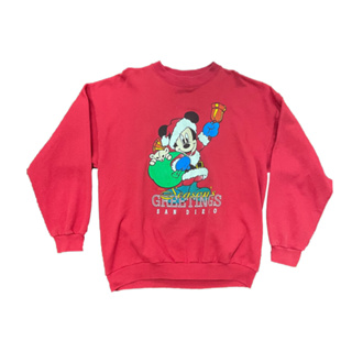 เสื้อวินเทจเสวตเชิ้ต Vintage Mickey Sweatshirt ของแท้