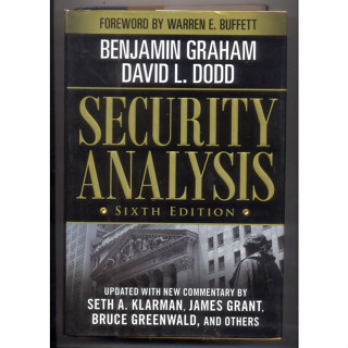 หนังสือมือสอง Security Analysis: Sixth Edition, Foreword by Warren Buffett (Security Analysis Prior Editions)