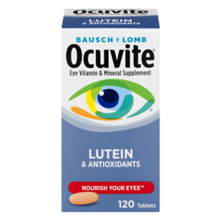 Bausch + Lomb Ocuvite Eye Vitamin and Mineral Supplement with Lutein ขนาด 120 tablets