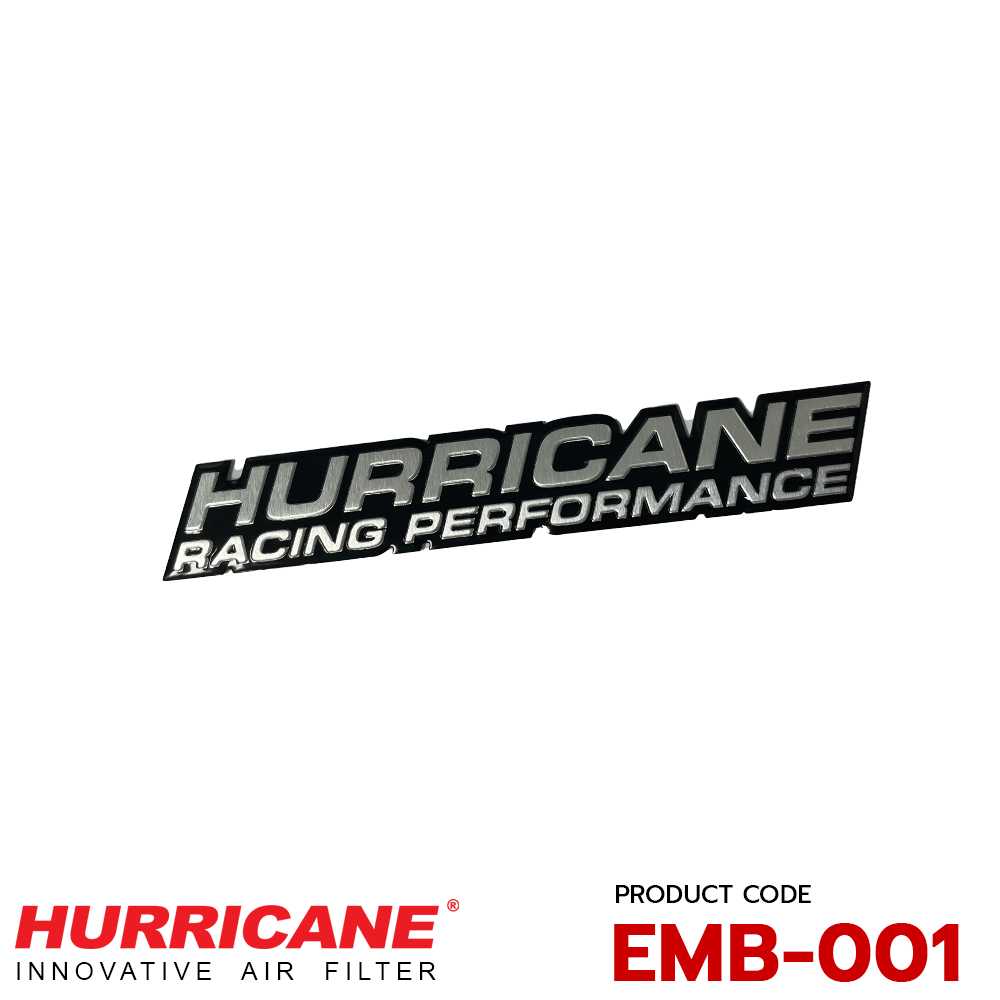 เฮอร์ริเคน-เพลทอลูมิเนียม-hurricane-มอเตอร์ไซค์-emb-001-ยาว-10-cm-สูง-1-cm