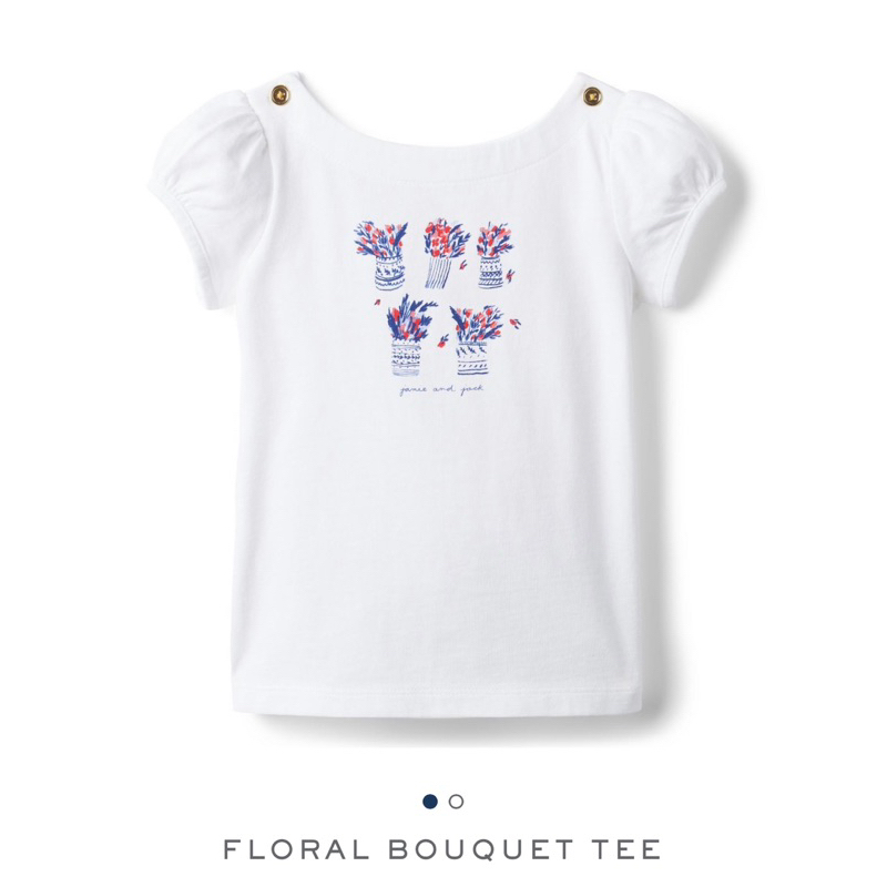 floral-bouquet-tee-เสื้อยืดแขนตุ๊กตา-แบรนด์อเมริกาแท้-janie-and-jack