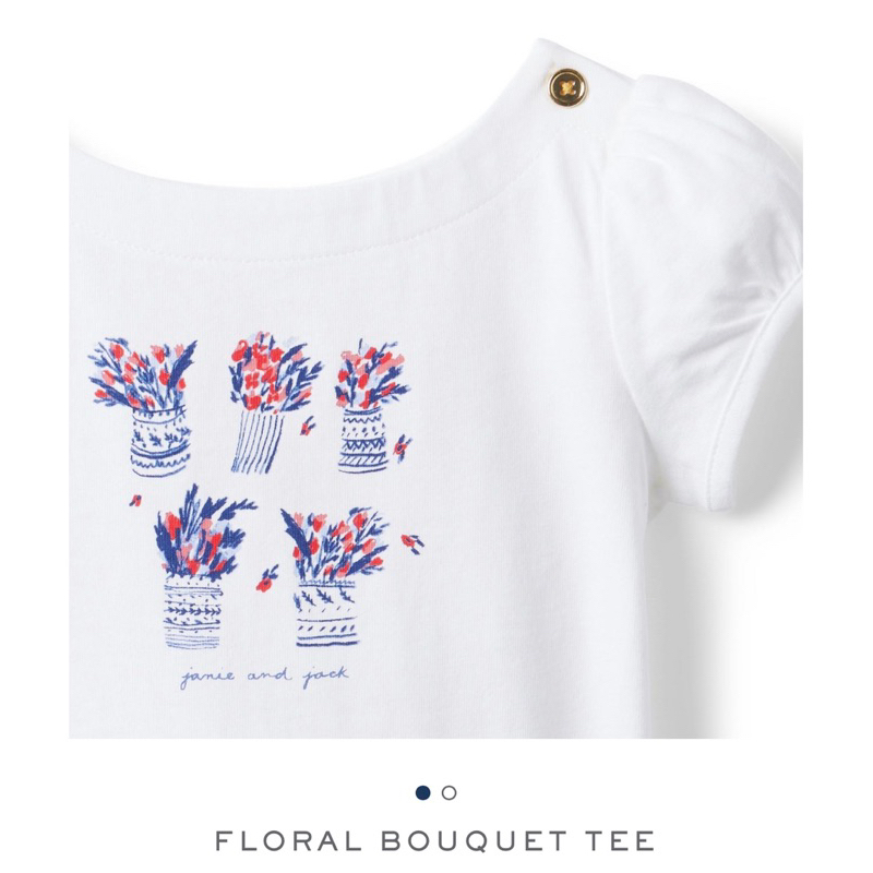 floral-bouquet-tee-เสื้อยืดแขนตุ๊กตา-แบรนด์อเมริกาแท้-janie-and-jack