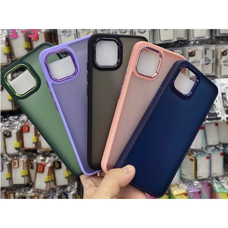 เคสขอบสีหลังขุ่นเปิดกล้อง-รุ่น-realme-c53-สินค้าตรงรุ่น-พร้อมส่งในไทย