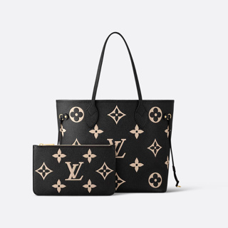 หลุยส์ วิตตอง👜Louis Vuitton ถุง NEVERFULL medium bag กระเป๋าสะพาย/กระเป๋าใต้วงแขน