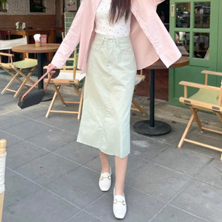 Choosedress A0519 Niko Midi Skirt กระโปรงสีพาสเทล