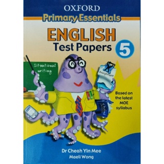 ภาษาอังกฤษทั่วไป Oxford Primary Essentials English Test Papers 5 (P)+เฉลยท้ายเล่ม