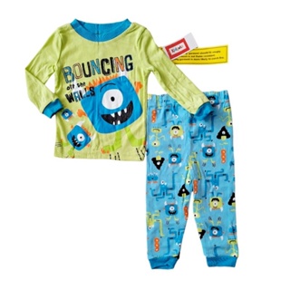 ชุดนอนเด็กผู้ชาย แบรนด์ kidgets แท้ (มีป้าย) มือ 1 ขนาด 9 เดือน ถึง 2 ขวบ (Kidgets pajamas set)