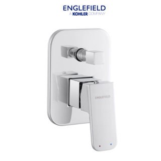 ENGLEFIELD Anzio single lever Valve วาล์วผสมเปิด-ปิดน้ำแบบก้านโยกพร้อมที่สลับทางน้ำ ฝังผนัง รุ่นแอนซีโอ K-76900X-4-CP