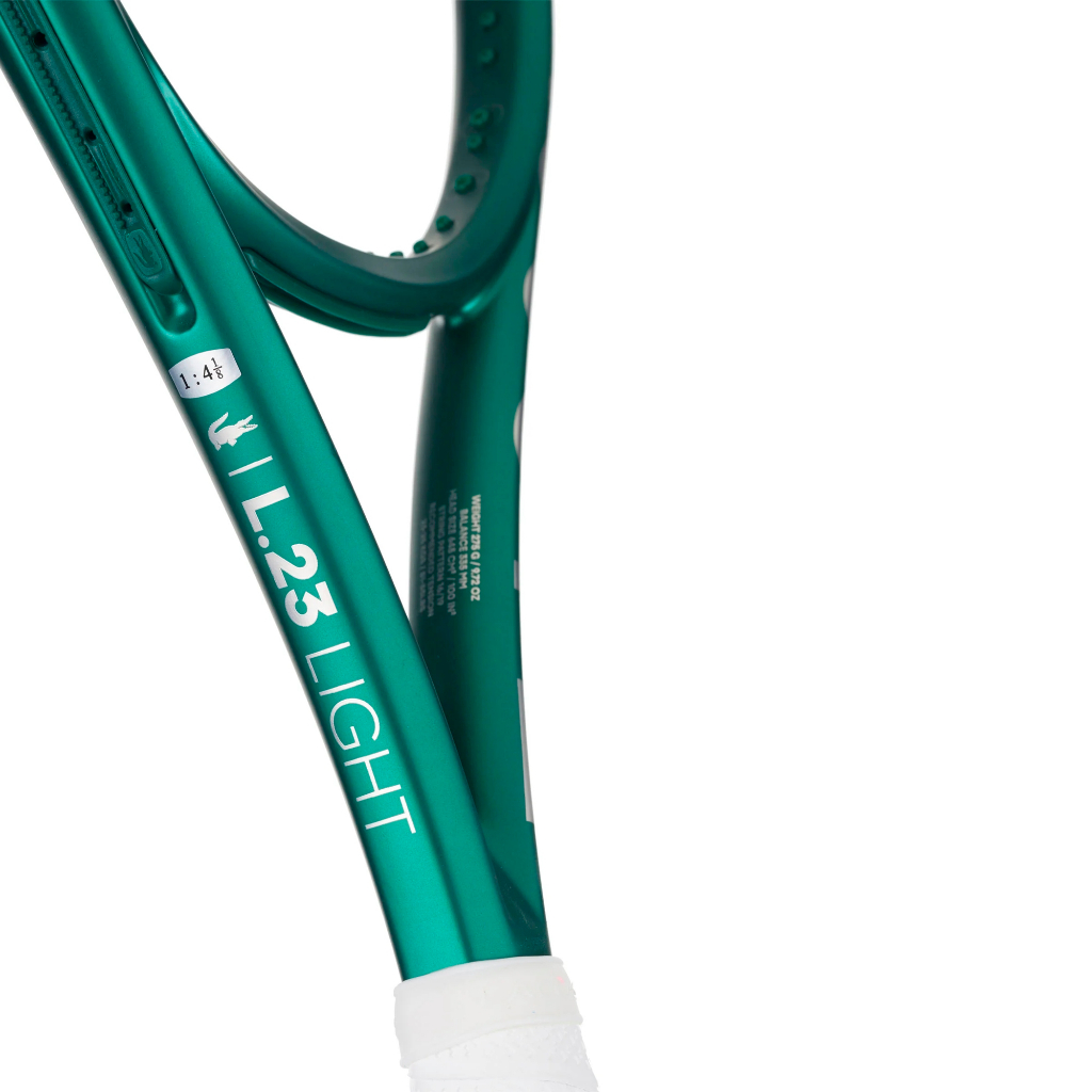 lacoste-ไม้เทนนิส-l23-light-tennis-racket-grip-2-green-silver-18lacl23l2