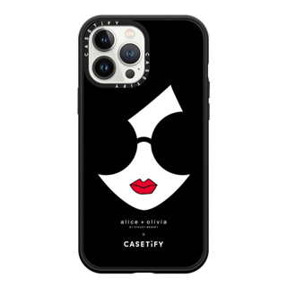 (พร้อมส่ง)13ProMax Casetify Alice+Olivia x CASETiFY Classic Stace Face Special Edition Impact Case