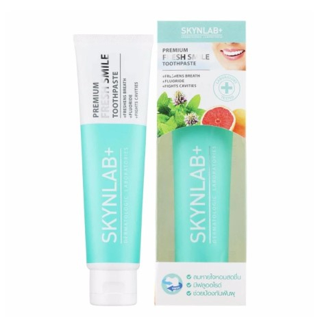 Skynlab Premium Fresh Smile Toothpaste สกินแล็บ ยาสีฟันพรีเมี่ยมเฟรชส ...