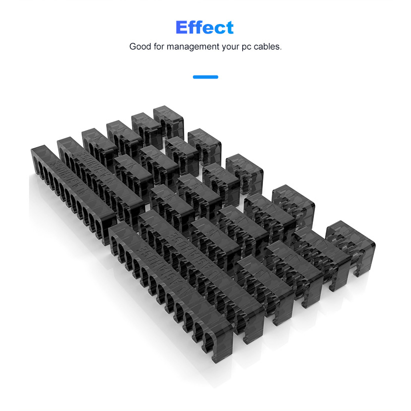 ชุดหวีจัดสายไฟ Black Wire Comb สำหรับตกแต่งสายถักพาวเวอร์ซัพพลาย ...