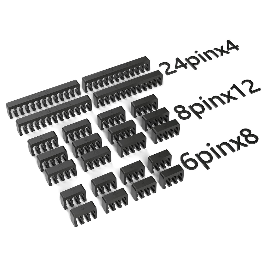 ชุดหวีจัดสายไฟ Black Wire Comb สำหรับตกแต่งสายถักพาวเวอร์ซัพพลาย ...