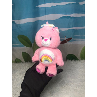 Care bears Cheer Bear ตุ๊กตา หมี แคร์แบร์ ไซส์ 7” ลิขสิทธิ์แท้