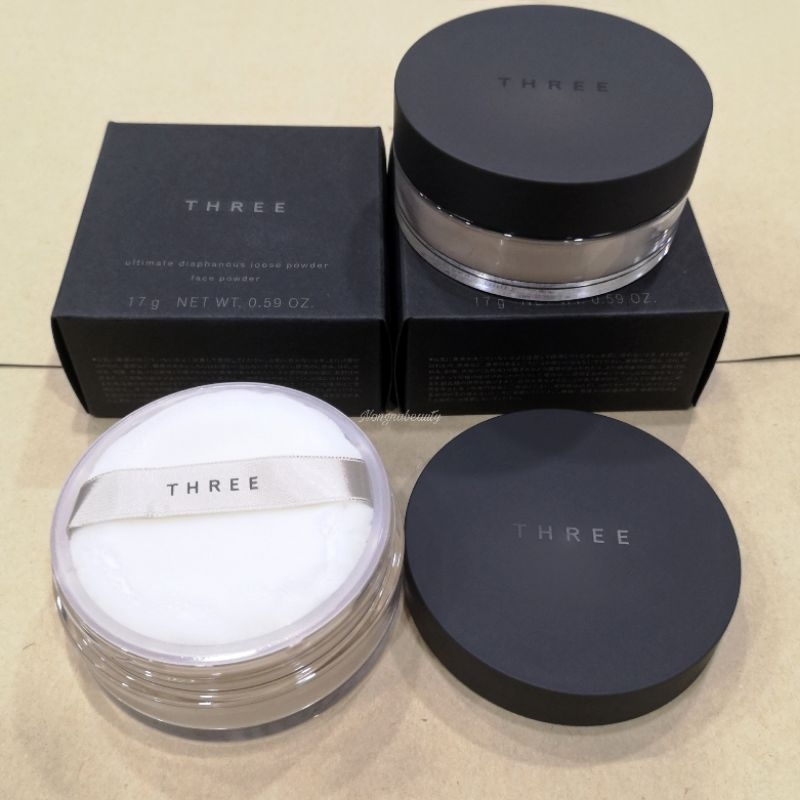THREE ULTIMATE DIAPHANOUS LOOSE POWDER 17g. แป้งฝุ่นเนื้อนุ่มละเอียด ...