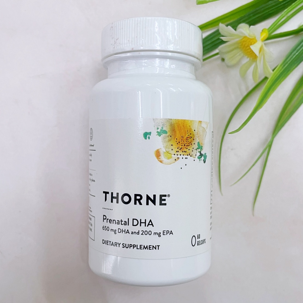 [Thorne®] Prenatal DHA 650 mg EPA 200 mg 60 Gelcaps วิตามินบำรุง สำหรับ ...
