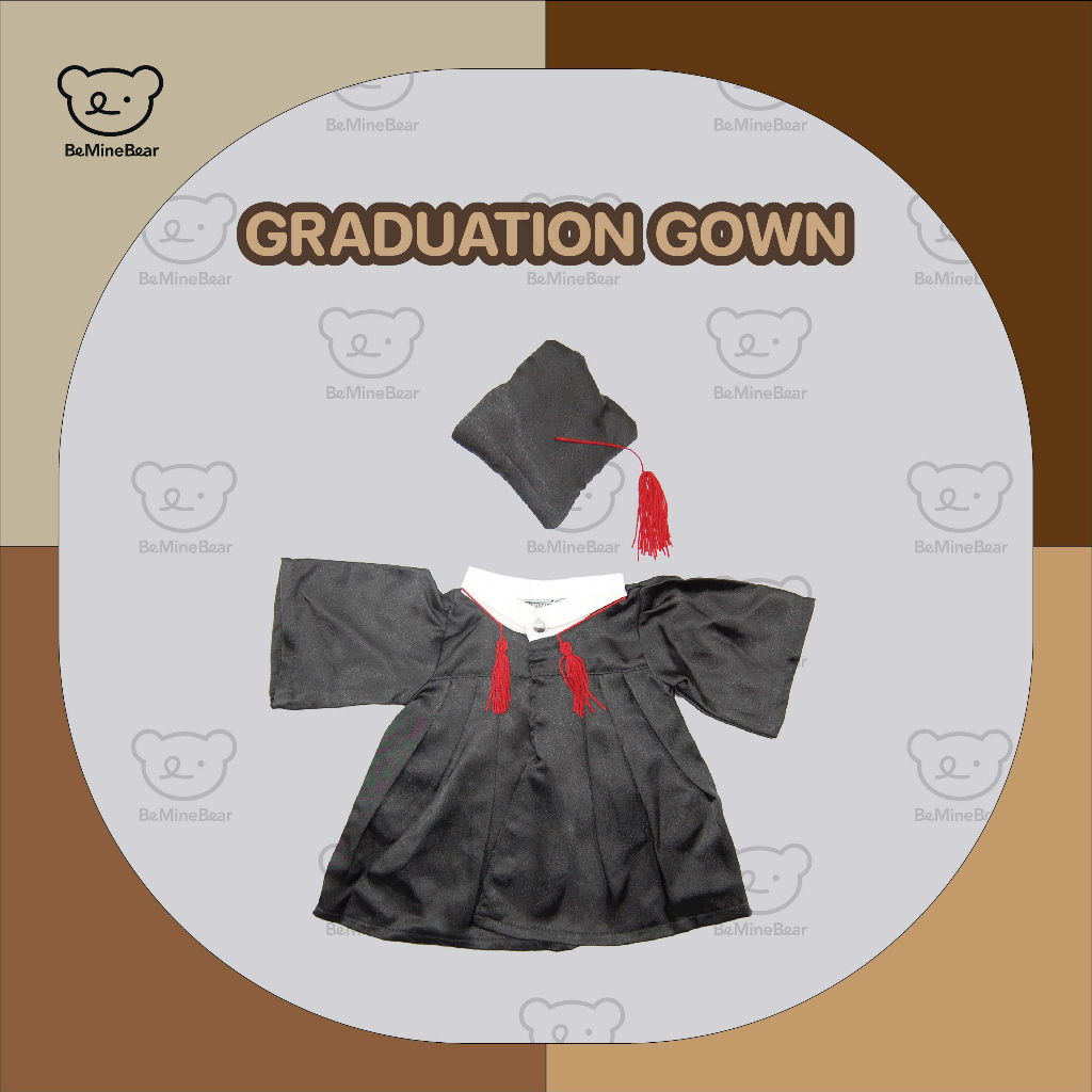 graduation-gown-ชุดครุยตุ๊กตา-หมวก