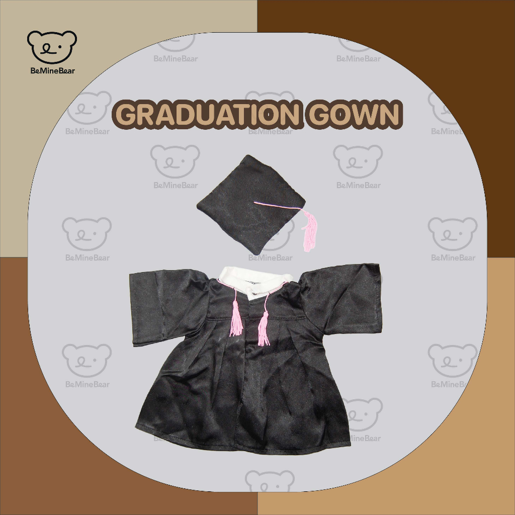 graduation-gown-ชุดครุยตุ๊กตา-หมวก