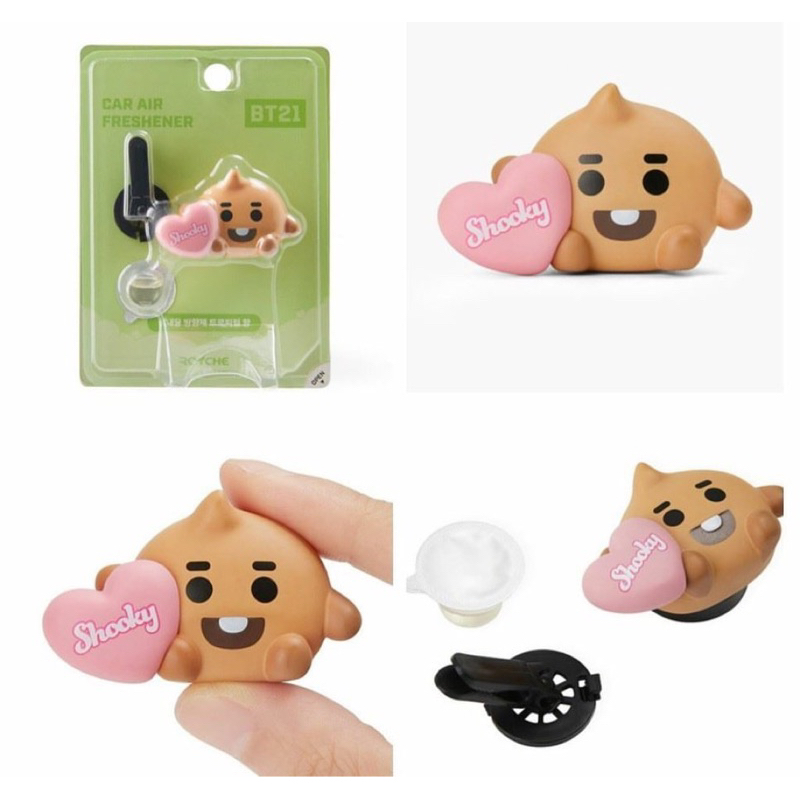 พร้อมส่ง น้ำหอมปรับอากาศรถยนต์ BT21 BABY Car Air Freshener Shopee
