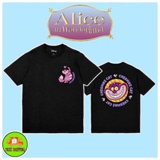 เสื้อDisney ลาย The Cheshire Cat สีดำ ( TMX-013 )