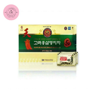 🔥[พร้อมส่ง/แท้💯]🔥 ชาโสมเห็ดหลินจือ Korean Red Ginseng Longevity Mushroom Tea