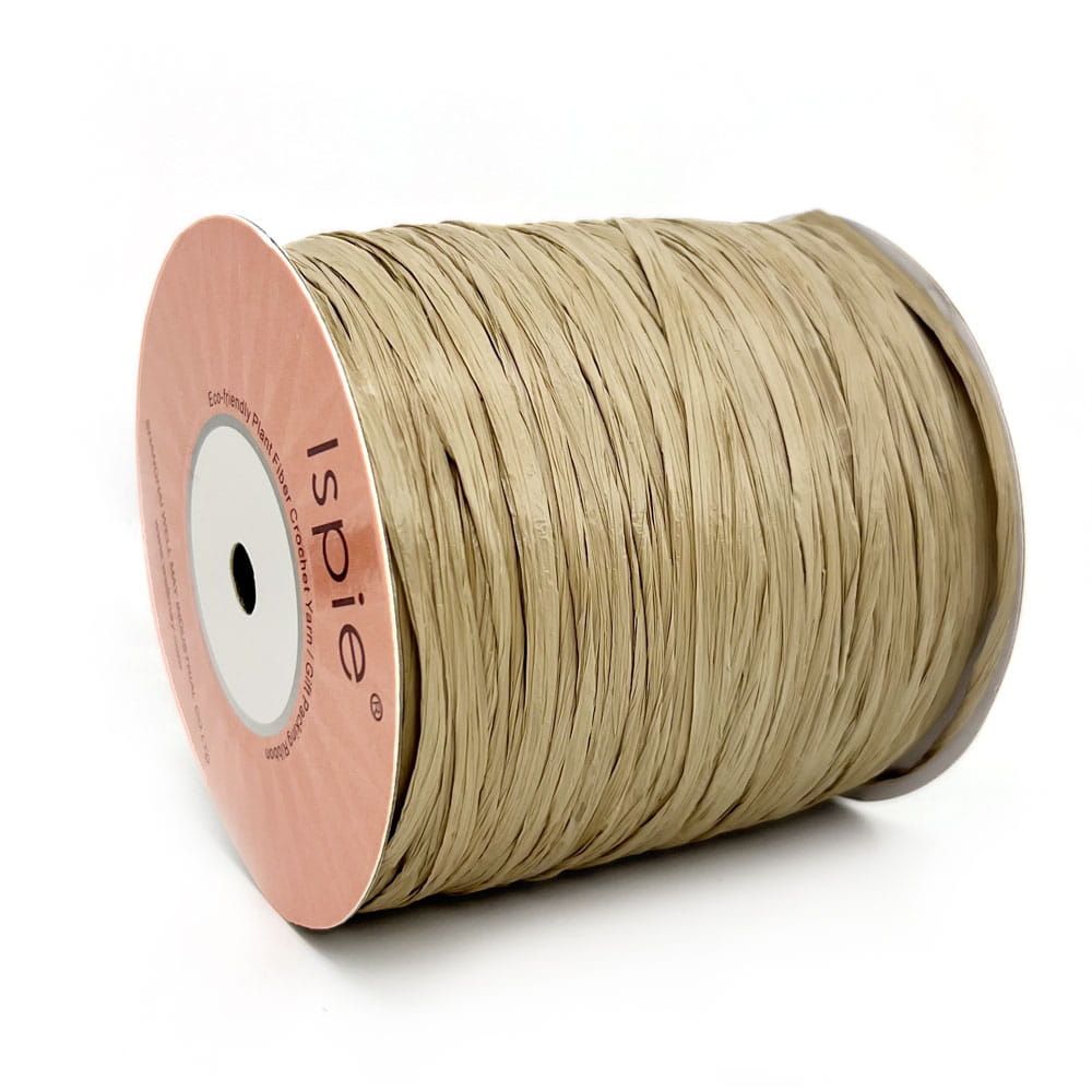 ISPIE Raffia Yarn ไหมราเฟียถักกระเป๋า ถักหมวก ขนาด 250m/160g Rayon ...