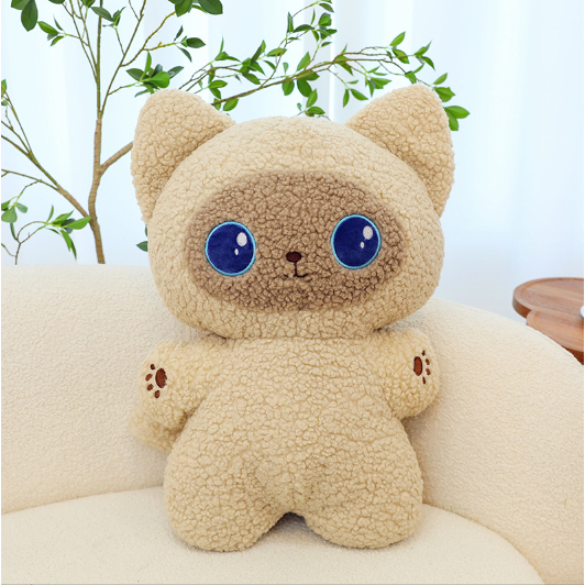 พร้อมส่ง-ตุ๊กตาแมววิเชียรมาศ-ขนาด40cm