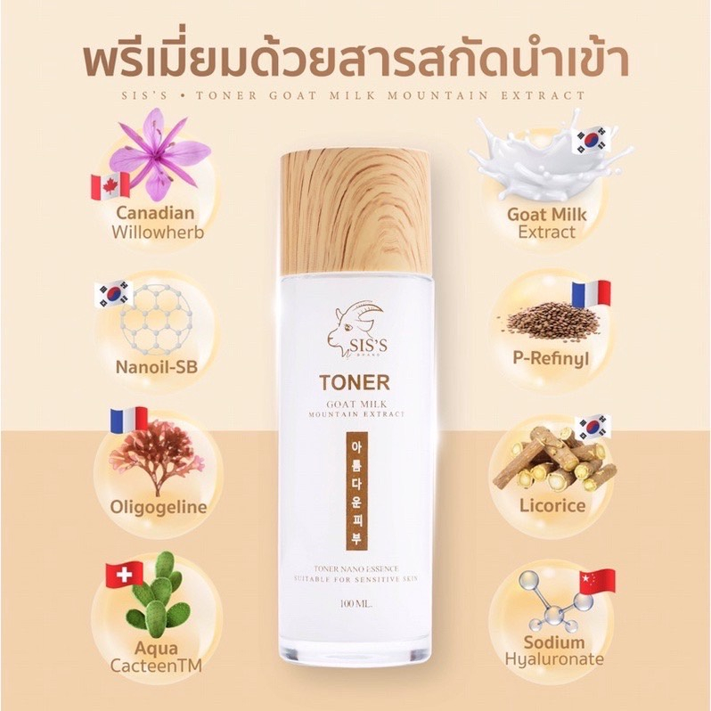 ส่งด่วน-ราคาถูก-toner-goat-milk-sis-s-โทนเนอร์-นมแพะ-ลดสิว-100-ml