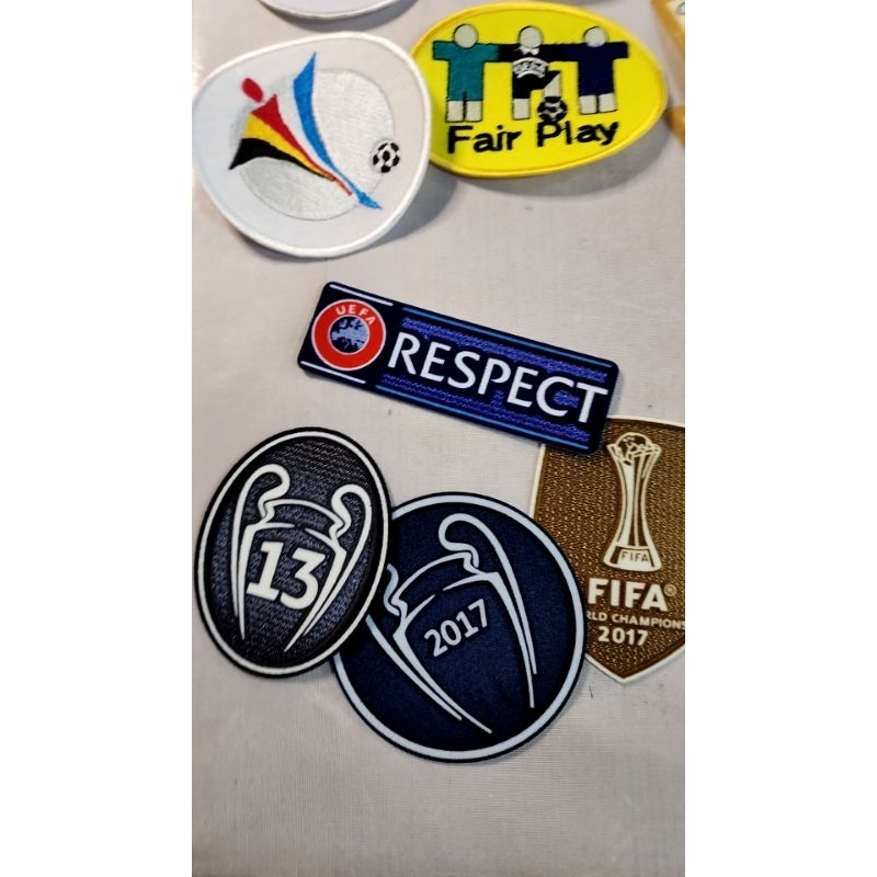 รวมเซตอาร์มแชมป์เปี้ยน Patch UCL winner Set ลิเวอร์พลู บาร์ซ่า เอซี มิ ...