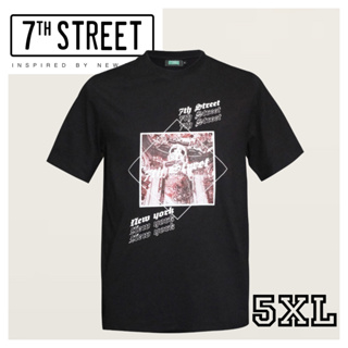 7th Street เสื้อยืด ขนาด 5XL รอบ อก 60 นิ้ว รุ่น MET002