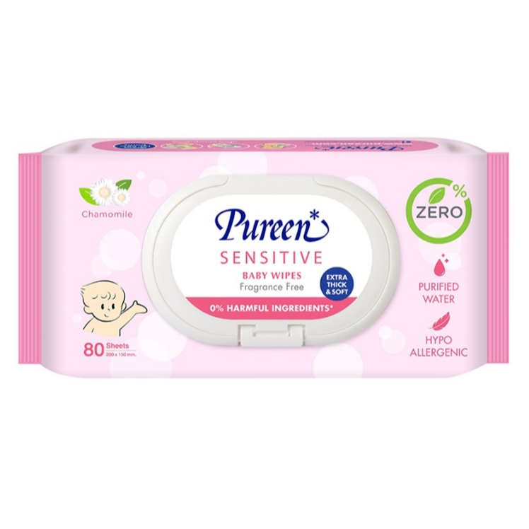 ผ้าเปียก-เพียวรีน-pureen-baby-wipes-ซื้อ-1-ห่อ-แถม-1-ห่อ