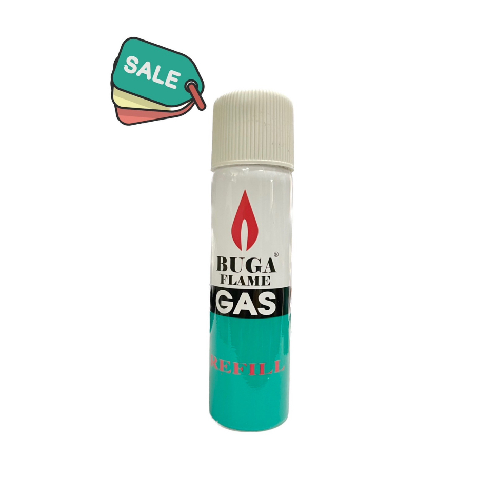 แก๊สกระป๋อง สำหรับเติมไฟแช๊ค BUGA GAS 50g. ราคาต่อกระป๋อง | Shopee Thailand