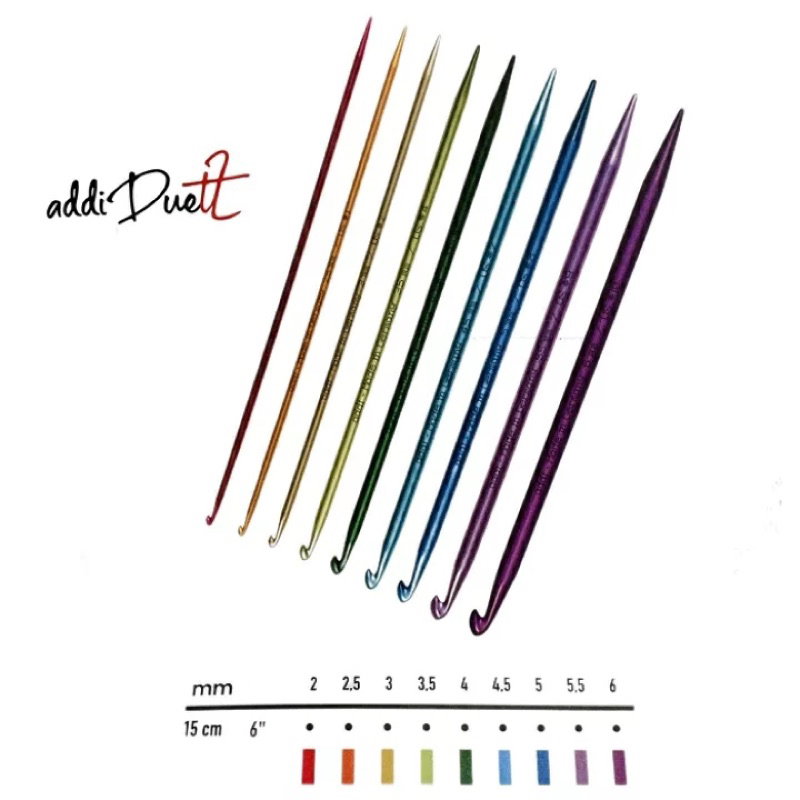 Addi Duett Crochet Hook and Knitting เข็มถักโครเชต์และนิตติ้ง Germany
