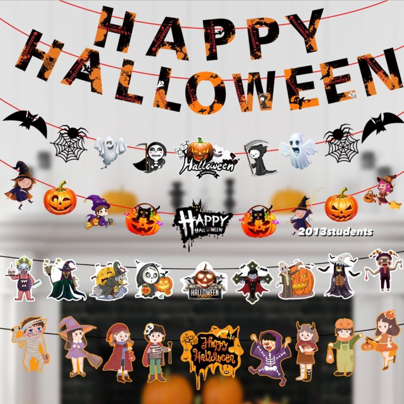 ป้ายฮาโลวีน-ฮาโลวีน-halloween-banner