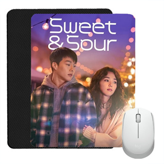 แผ่นรองเมาส์ Mouse Pad แผ่นรองเมาส์พิมพ์ลาย ซีรีส์เกาหลี Sweet &amp; Sour จางกียง Jang Ki Yong แชซูบิน คริสตัลจอง