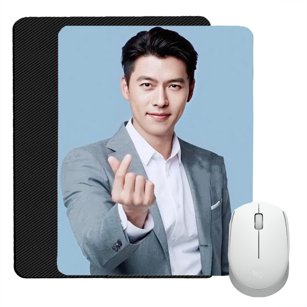 แผ่นรองเมาส์-mouse-pad-แผ่นรองเมาส์พิมพ์ลาย-ซีรีส์เกาหลี-ดาราเกาหลี-ฮยอนบิน-hyun-bin