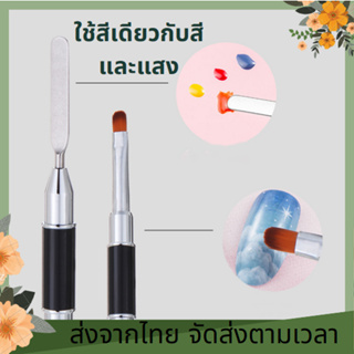 ส่งในไทย1 ชิ้น DIY เครื่องมือทําเล็บ เพ้นท์เล็บ ด้ามจับสีดํา แปรงทาสี อะคริลิค ยูวีเจล ต่อขยาย สร้าง เคลือบ วาดภาพ ปากกา