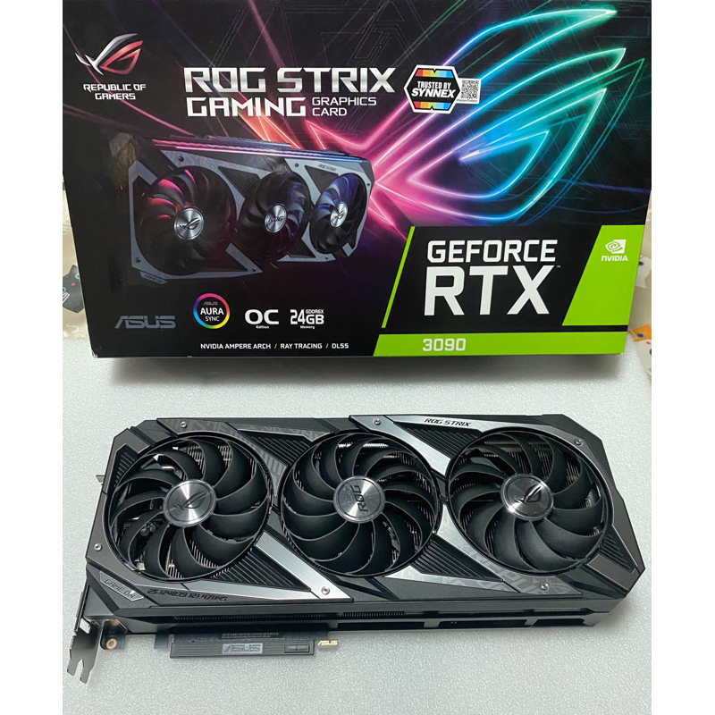 RTX3090 ล้วนๅ มีหลายรุ่น 3090 Rog Strix / 3090 Supreme / 3090 Msi Trio ...