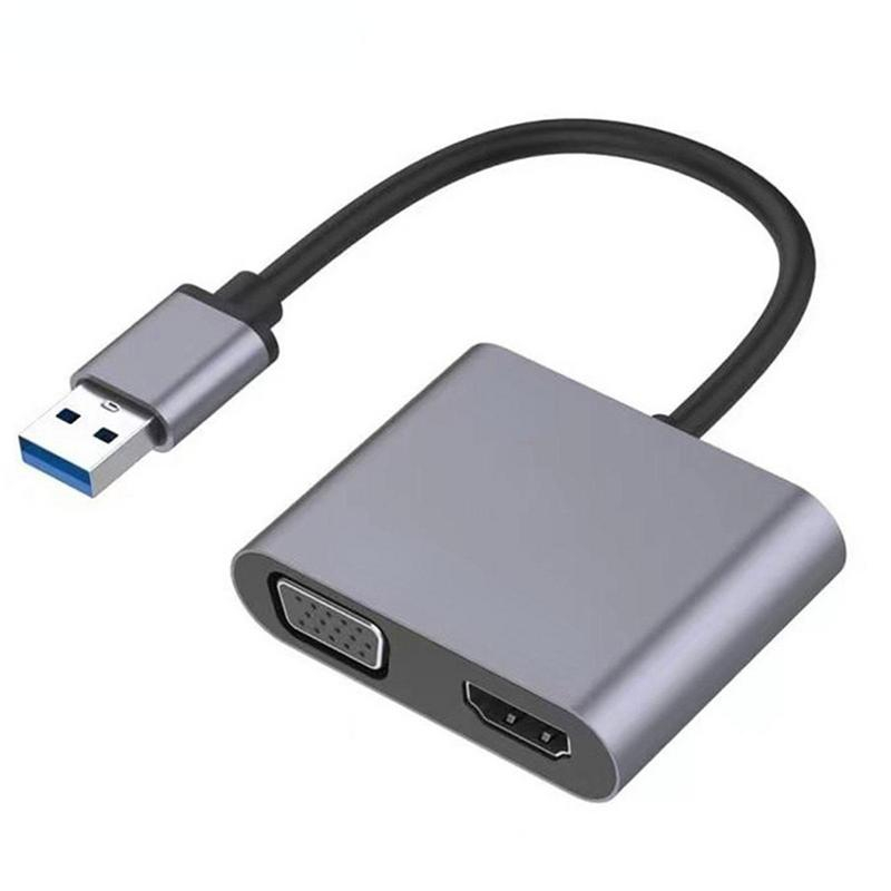 [แพ็คใน 30 นาที] USB To VGA และ HDMI 2-In-1 Video Converter Multi ...